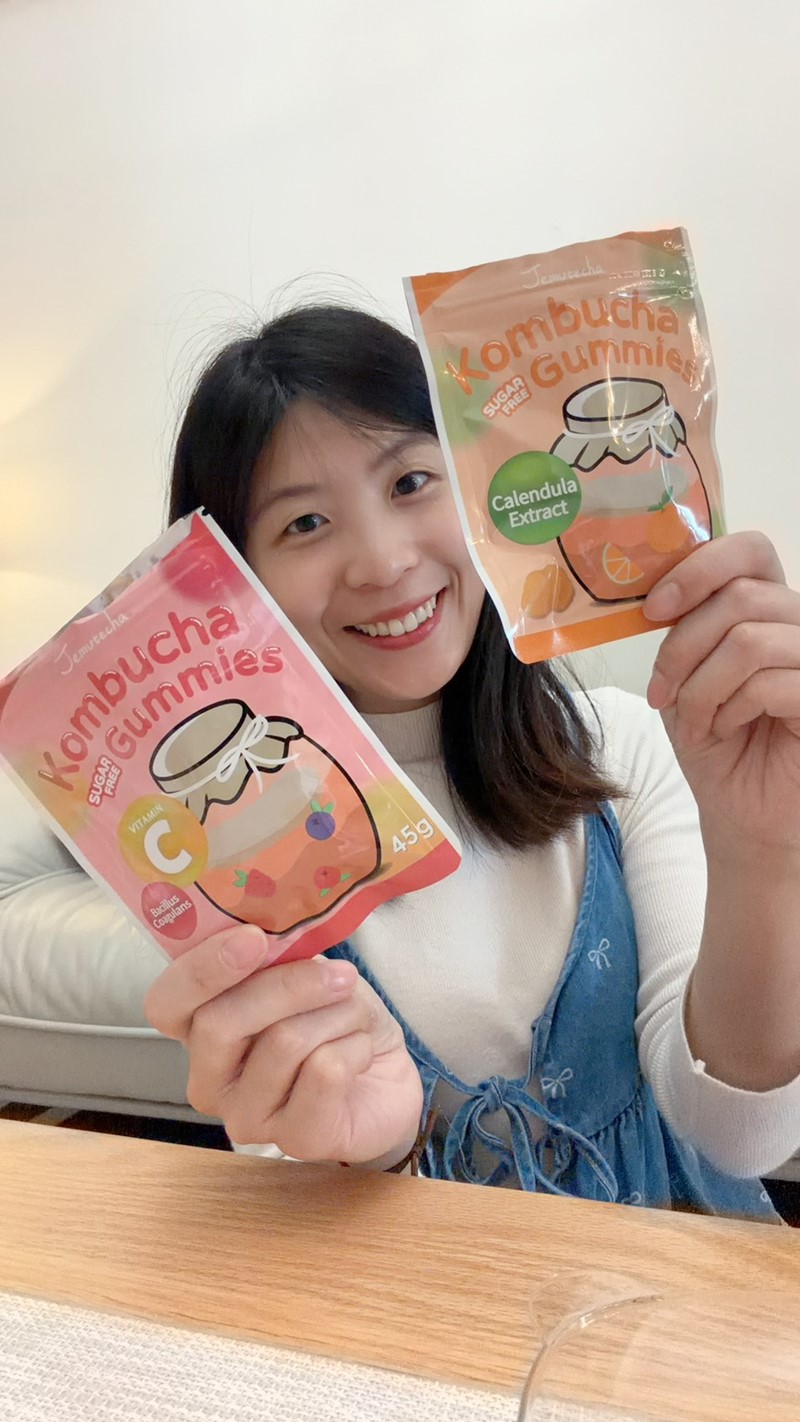 女人知己試用大隊,口碑行銷,部落客行銷,Jemutecha 康普茶無糖軟糖,無糖軟糖,機能軟糖,葉黃素,益生菌,有機酸,果寡糖,麥芽糖醇糖漿,熱量低,添加自然代糖